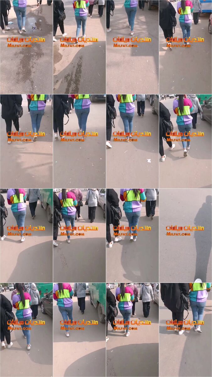 واد فاجر ماشي ورا لبوه بيصور طيازها وبتهزهم