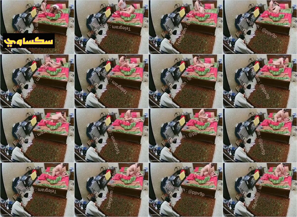 ديوث قطري يسجل فيلم سكس مع زوجته البيضه القشطه فشخها نيك على السرير وريح كوسها