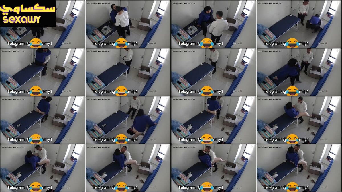 فضيحة دكتور مصرى شغال نيك فى ممرضة شرموطة جسمها ملبن فى العيادة