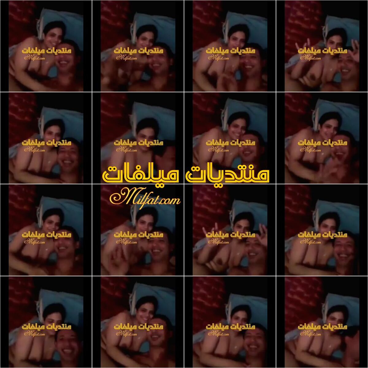 لبوه فاجره وعشيقها ملط بيصورها لجوزها وتقوله خد