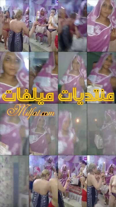 شراميط مغاربه يحتفلون بعرس صاحبتهم