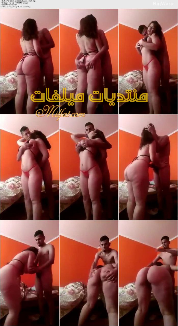 فيلم نيك بلدي لواد زانق عشيقته يلعب في اخرامها وتمصله بتاعه وينيكها عالواقف