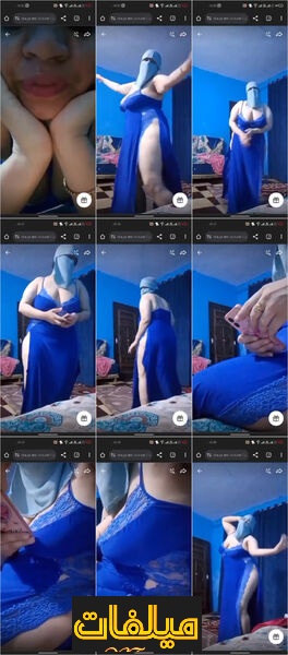 لبوه فوق ال40 من عمرها بس جسمها فاجر بتمتع المتابعين بهز لحم جسمها النار القميص الازرق فاجر على لحمها