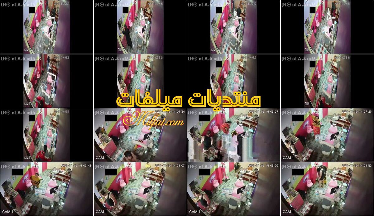 من حصريات – سهره نيك مخفيه من كاميرا مراقبه لدكتور اسنان مصرى منحرف ينيك ميلف شرموطه منقبه بالاجره فى عيادته