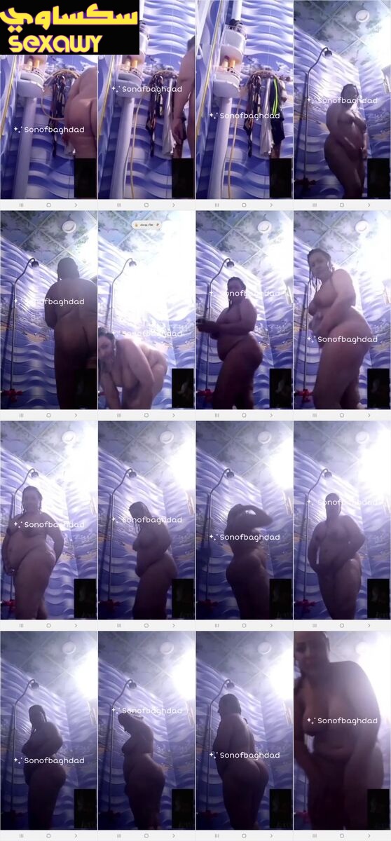 ام اسراء ست مطلقة بتمتع عشيقها على الشات وبتقلع كل ملابسها ملط وبتدخل الحمام ملط ج2