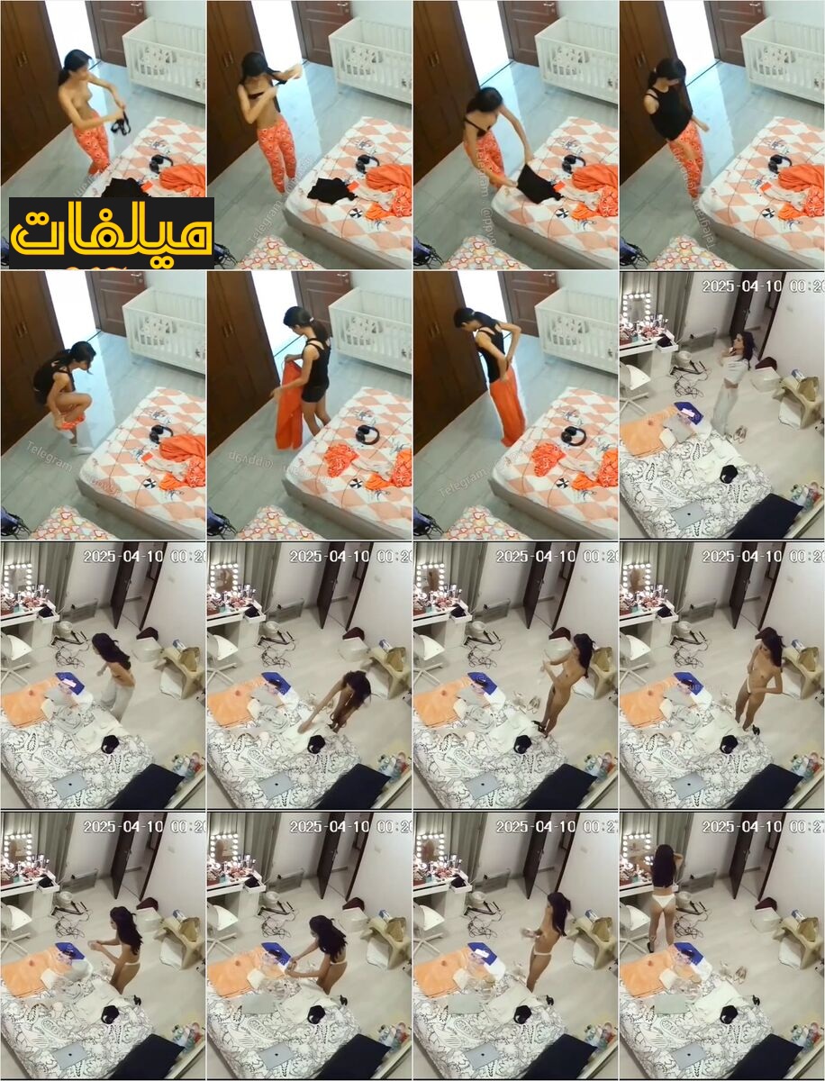 بيتجسس على بنوته قمرة هى وبتقلع عريانة ملط وبتلبس ملابسها جسمها عود فرنساوى