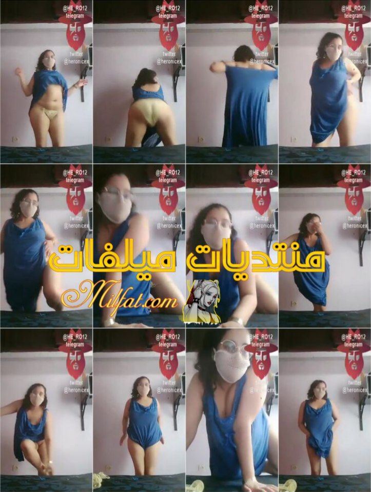 شرموطه ميلف عتاقي بتهز فطيزها وجسمها وتدلع عشيقها