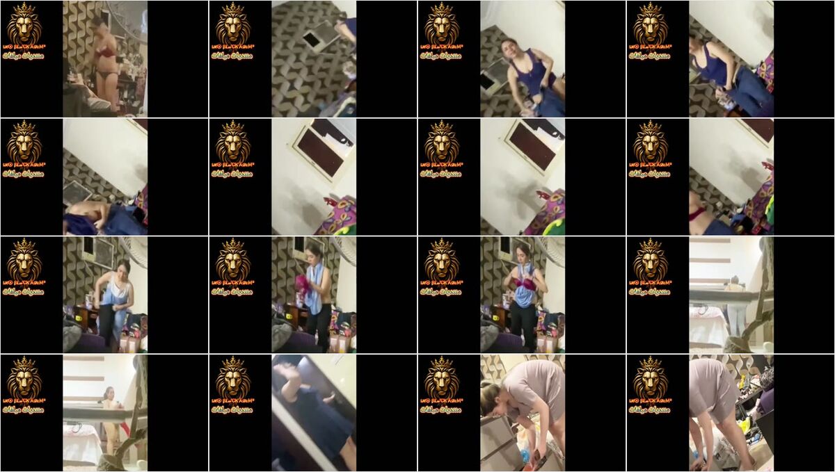 ديوث سورى منحرف يتجسس على مراته بجميع الاوضاع فى البيت معاه بقمصان النوم وملط وهى بتغير