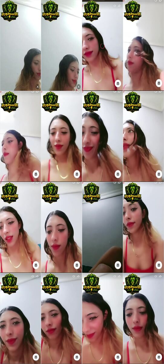 فضيحه شرموطه مصريه ملك لوكا تتحدى الفجور بكامل وشها بقميص النوم الاحمر ع لايف وتروق على الجمهور + صور