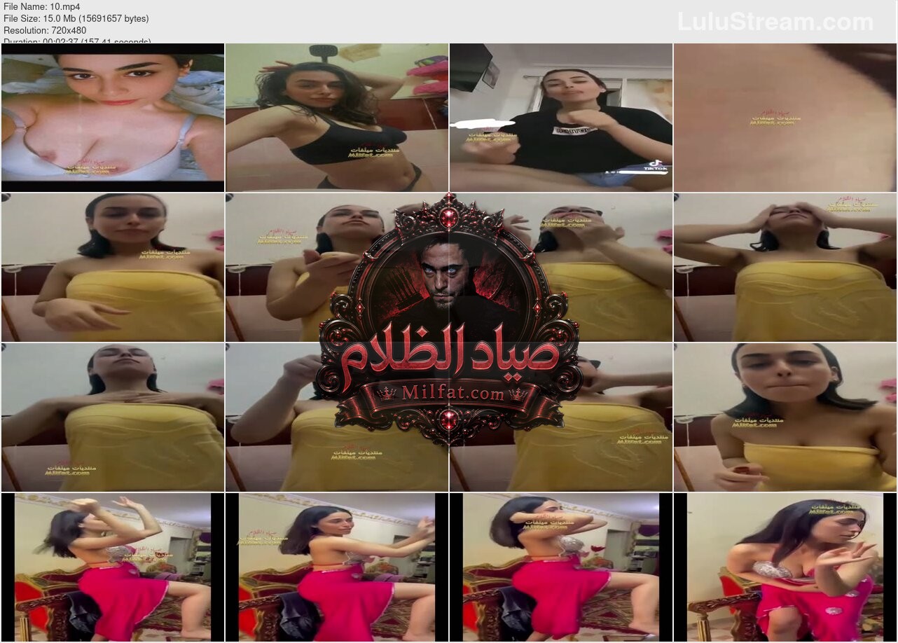تجميعة فيديوهات بنوتة مصرية تصور لحبيبها جسمها وتصورله وهي بترقصله