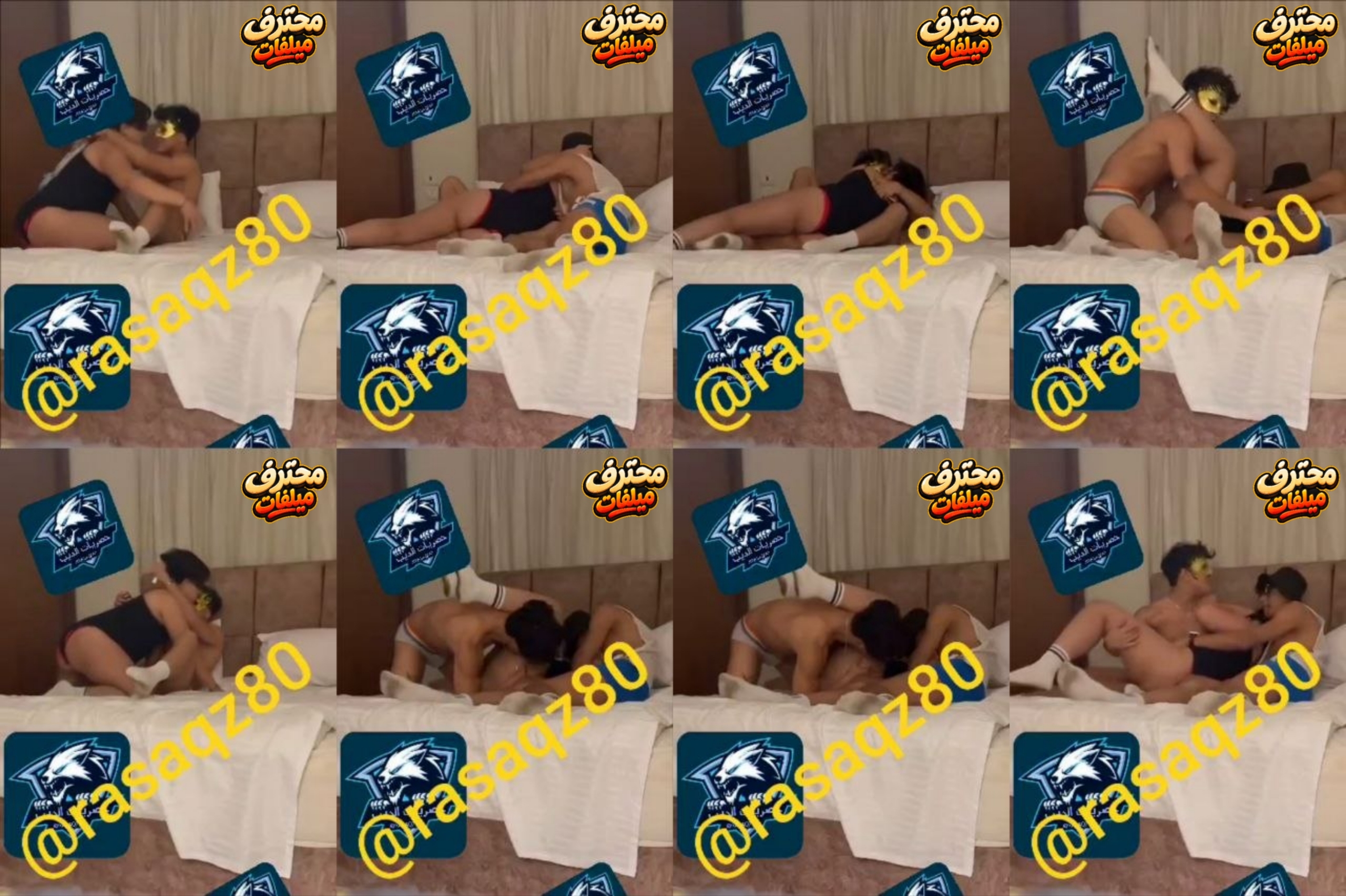 جديد وحصري – عيل مصري جايب صحبه لحبيبته وعاملين عليها حفله نيك في شقته علي سريره ونازلين فيها احضان وبوس وفشخ في كسها