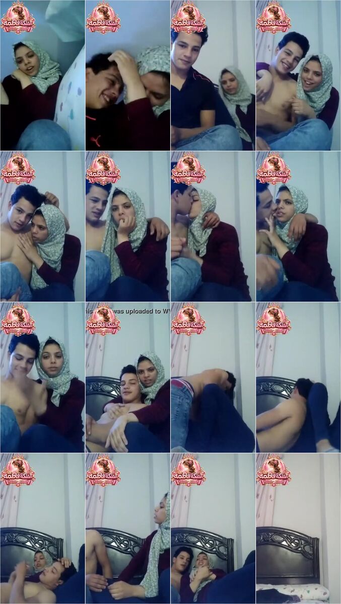 سهره بوس ومتعه للبوه مصريه محجبه فيرجن وعشيقها ويوثق لحظات المتعه ويصور
