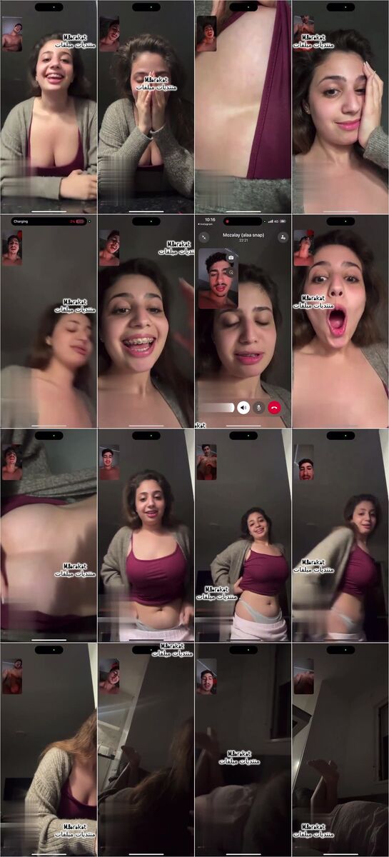 من حصريات 2026فيديو كول  بطل بعود فرنسازي اصيل بتكلم حبيبها وبيضر عشرة وتمتعة بجسمها